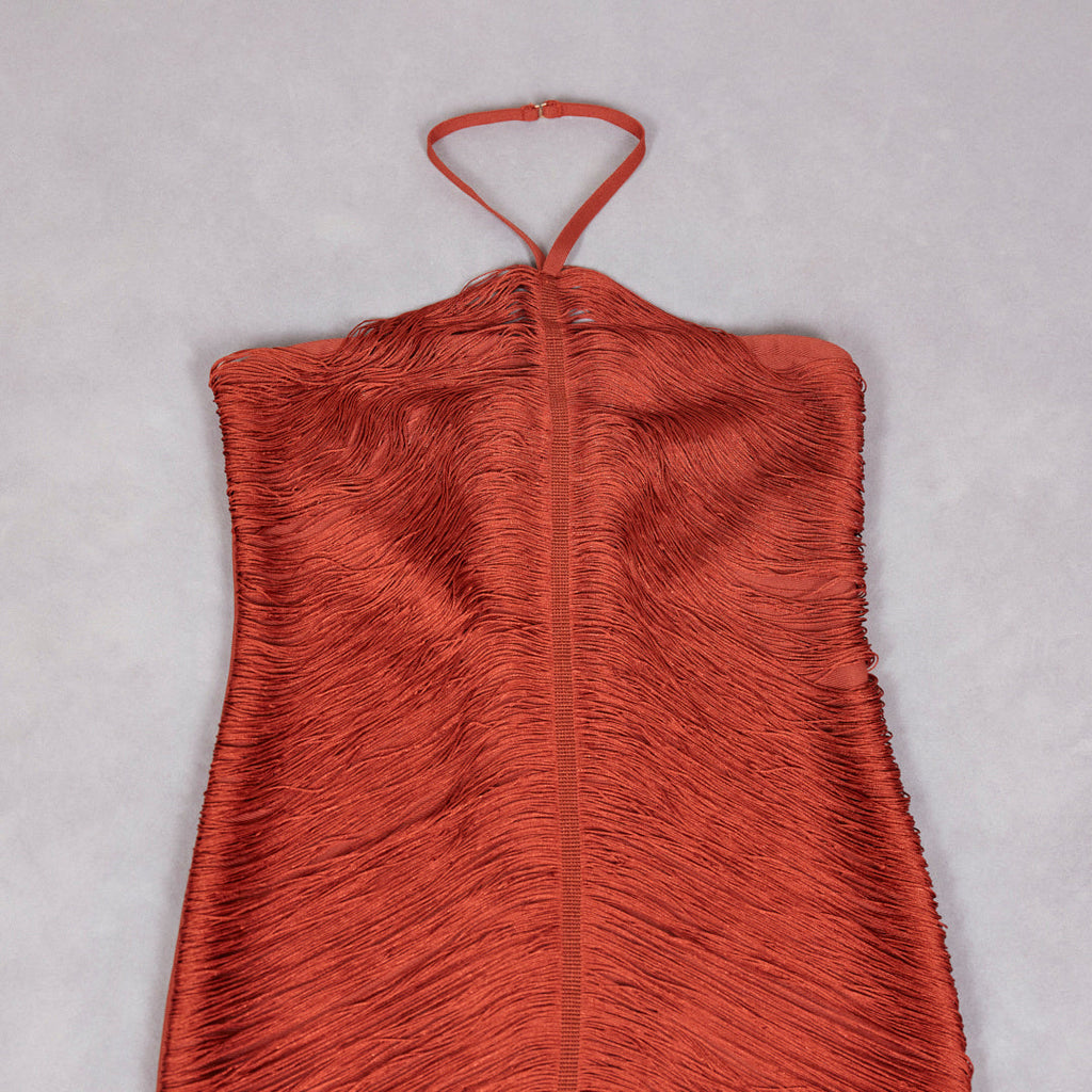 Sophisticated Desirefold Evening Dress – Movement Shot