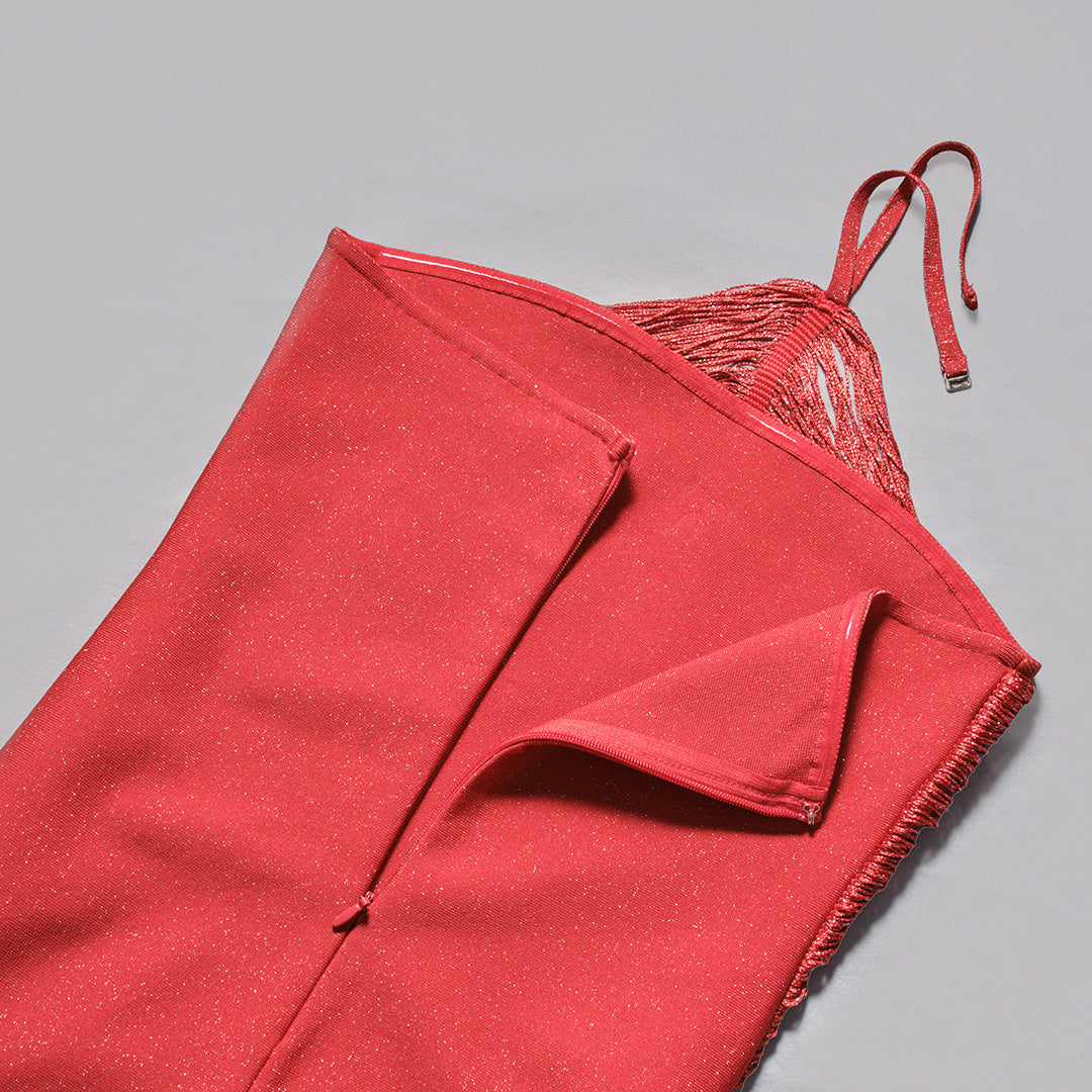 Sophisticated Desirefold Evening Dress – Detail View