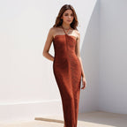 Sophisticated Desirefold Evening Dress – Draped Look