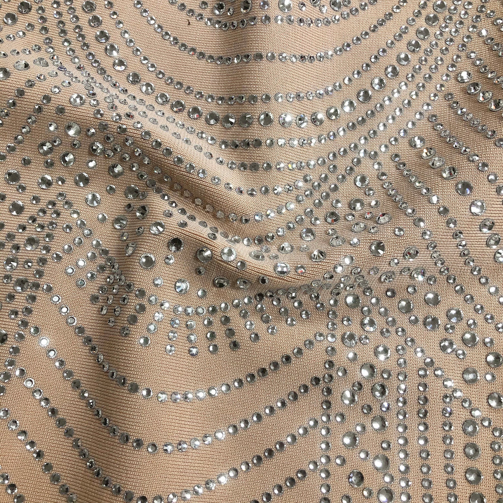Polished Golden Dusk Cocktail Dress – Back View