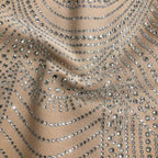 Polished Golden Dusk Cocktail Dress – Back View