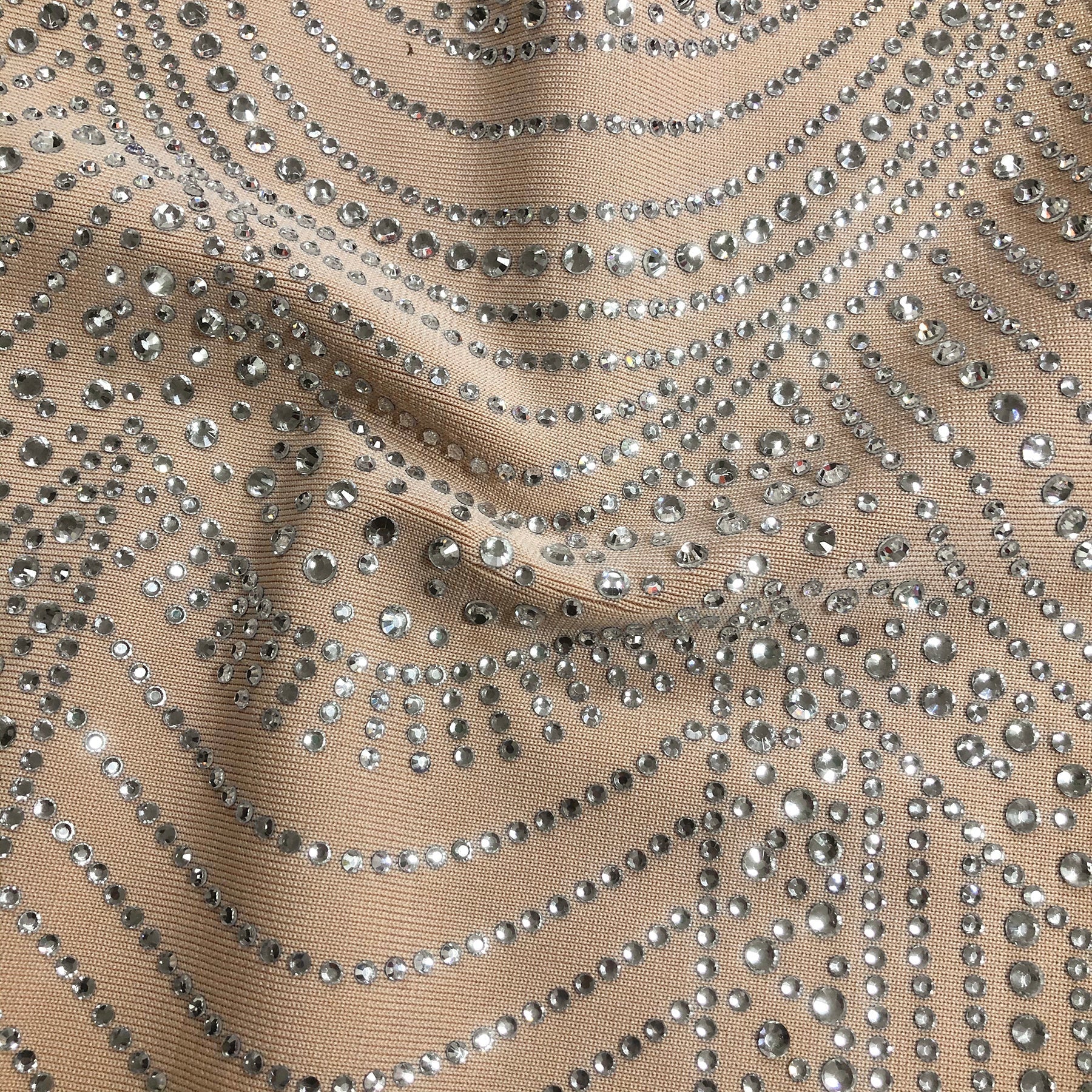 Polished Golden Dusk Cocktail Dress – Back View