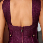 Stunning Boheme Bloom Evening Dress – Detail View