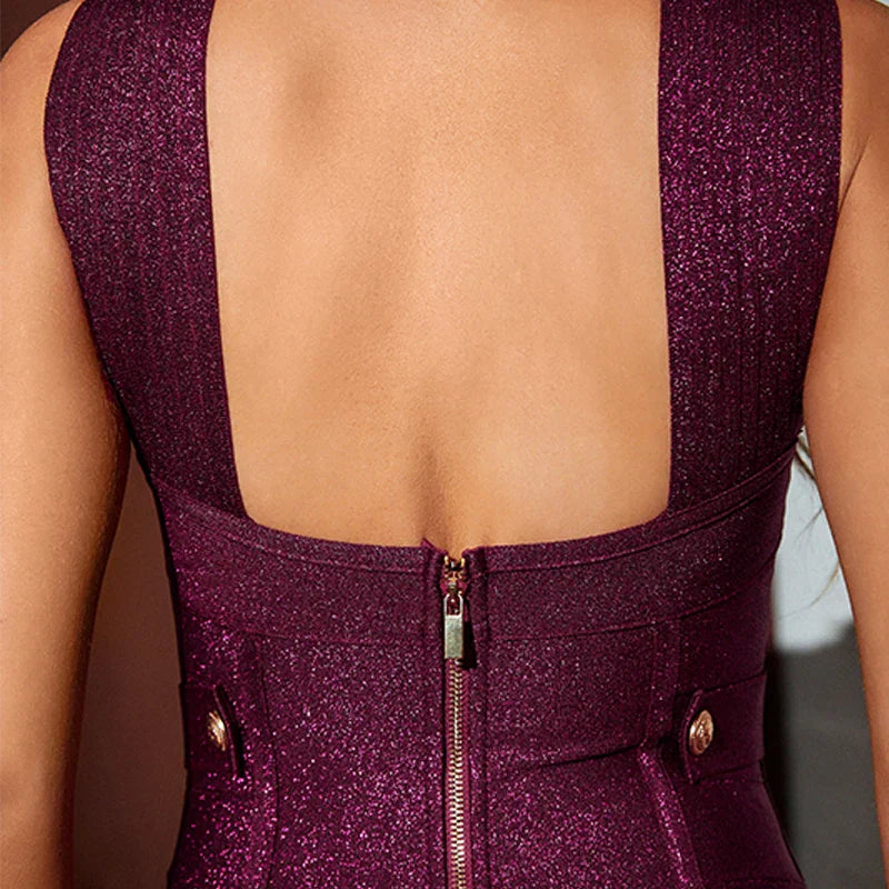 Stunning Boheme Bloom Evening Dress – Detail View