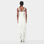 Alluring Bordeaux Ligne Evening Dress – Silhouette