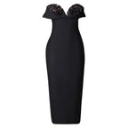 Radiant Noir Eclipse Evening Dress – Silhouette