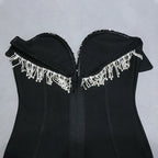 Radiant Noir Eclipse Evening Dress – Back View