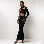 Polished Starbound Siren Evening Dress – Detail View