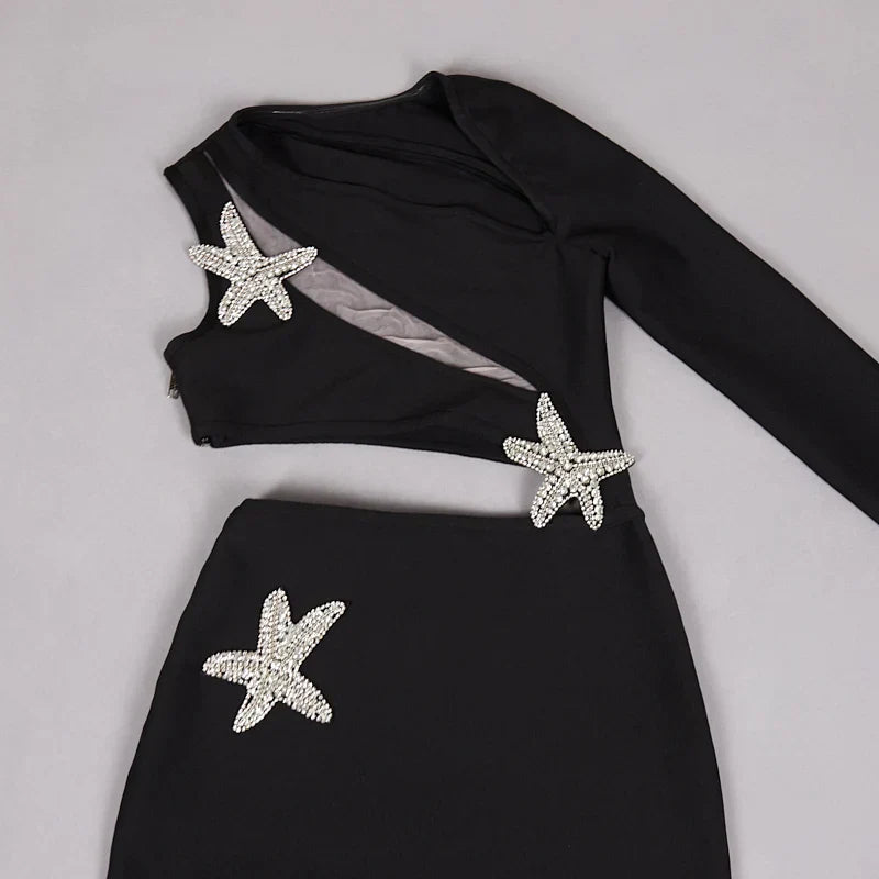 Polished Starbound Siren Evening Dress – Silhouette