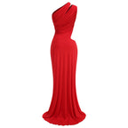 Exquisite Gilded Flame Evening Dress – Silhouette