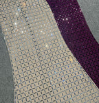 Graceful Violet Spark Evening Dress – Side View