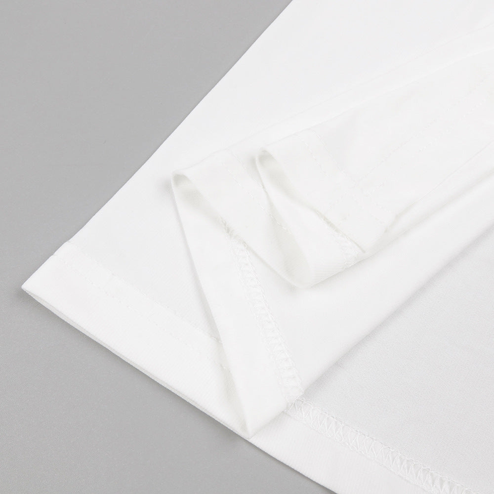 Refined Sky Muse Evening Dress – Texture Detail