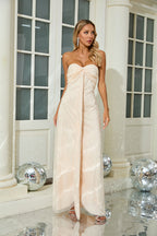 Luxe Soft Stardust Evening Dress – Front View