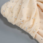 Luxe Soft Stardust Evening Dress – Back View