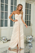 Luxe Soft Stardust Evening Dress – Side View
