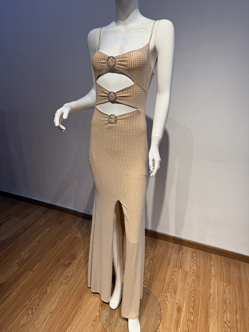 Enchanting Mirror Siren Evening Dress – Back View