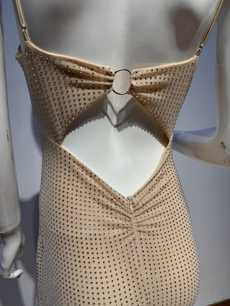Enchanting Mirror Siren Evening Dress – Close Up