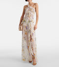 Captivating Fleur Sauvage Evening Dress – Front View