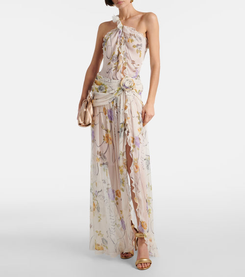Captivating Fleur Sauvage Evening Dress – Front View