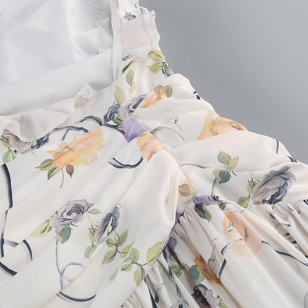 Captivating Fleur Sauvage Evening Dress – Texture Detail