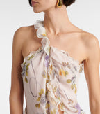 Captivating Fleur Sauvage Evening Dress – Side View