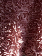 Classic Rose Cloud Cocktail Dress – Model View