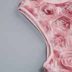 Classic Rose Cloud Cocktail Dress – Editorial Shot