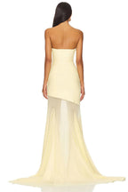 Radiant Silent Radiance Evening Dress – Side View