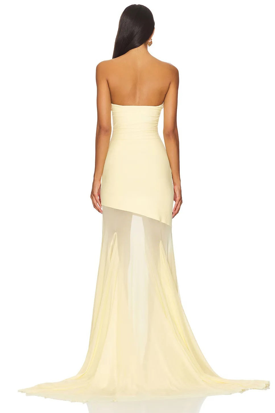 Radiant Silent Radiance Evening Dress – Side View