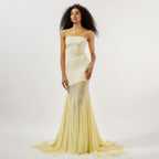 Radiant Silent Radiance Evening Dress – Side View