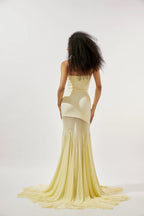 Radiant Silent Radiance Evening Dress – Detail View