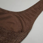 Timeless Umber Veil Evening Dress – Studio View