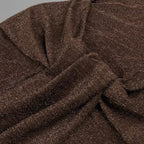 Timeless Umber Veil Evening Dress – Worn View