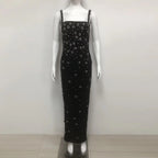 Refined Night Bloom Evening Dress – Side View