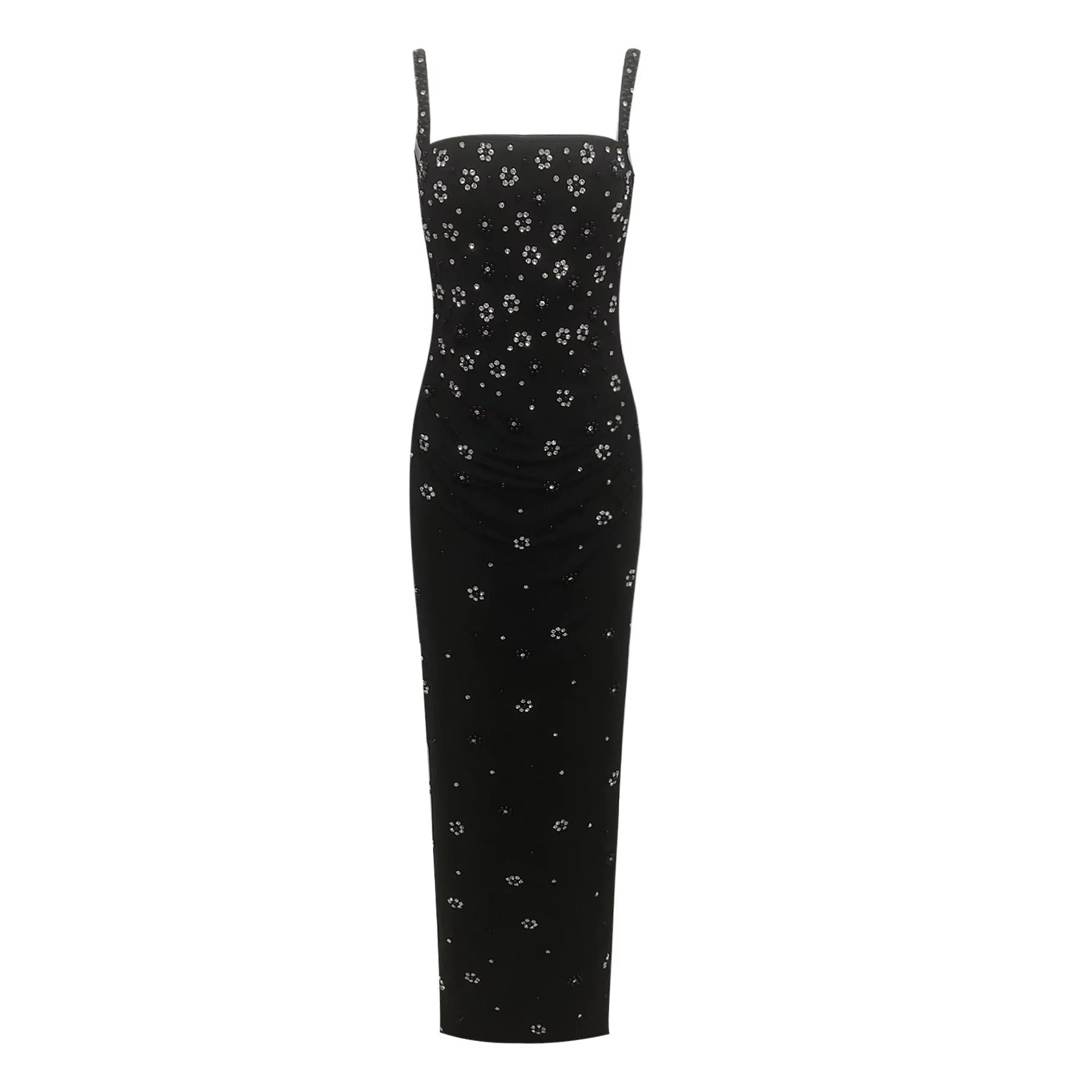 Refined Night Bloom Evening Dress – Flow Shot
