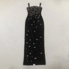 Refined Night Bloom Evening Dress – Close Up