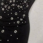 Refined Night Bloom Evening Dress – Draped Look