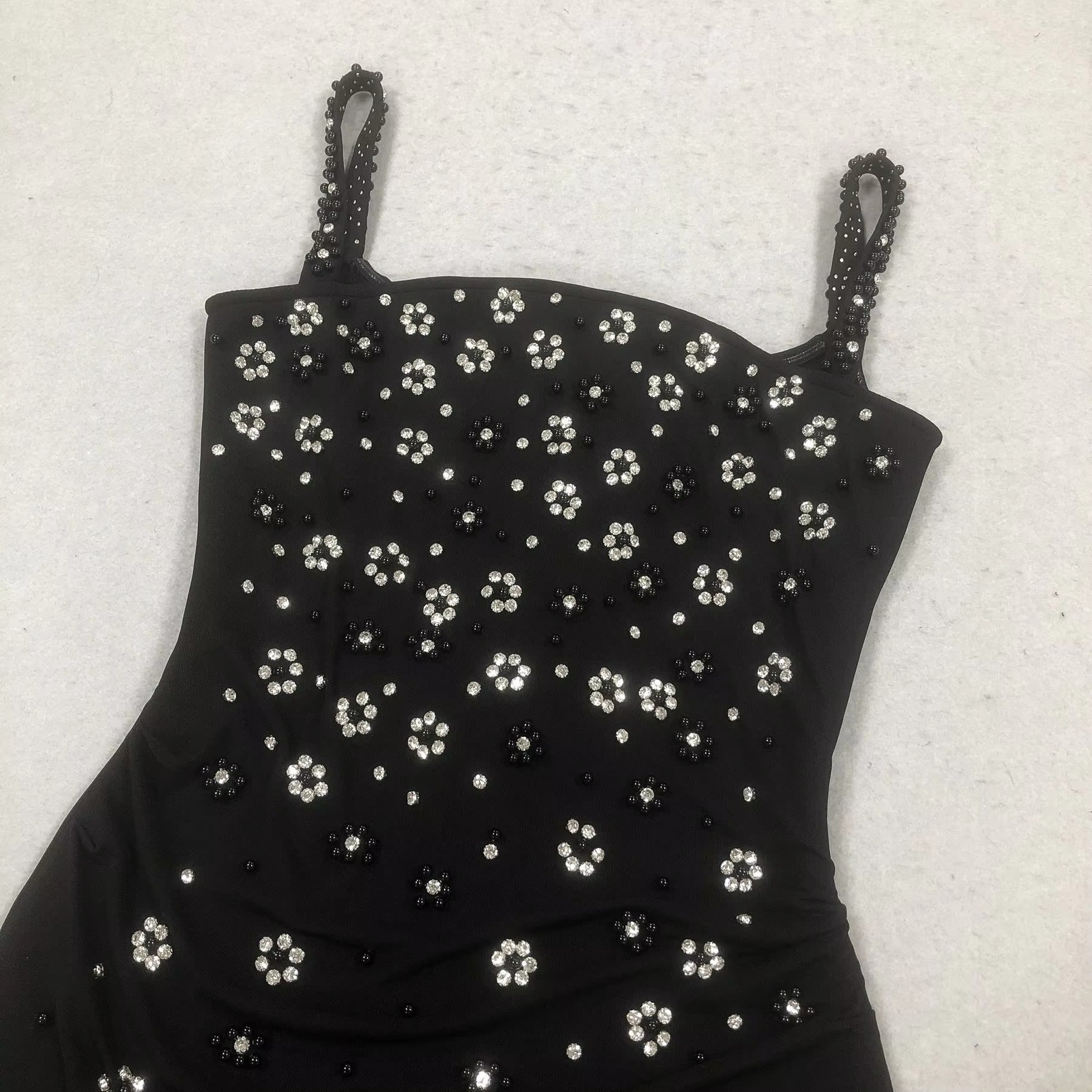Refined Night Bloom Evening Dress – Model View