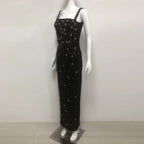 Refined Night Bloom Evening Dress – Detail View