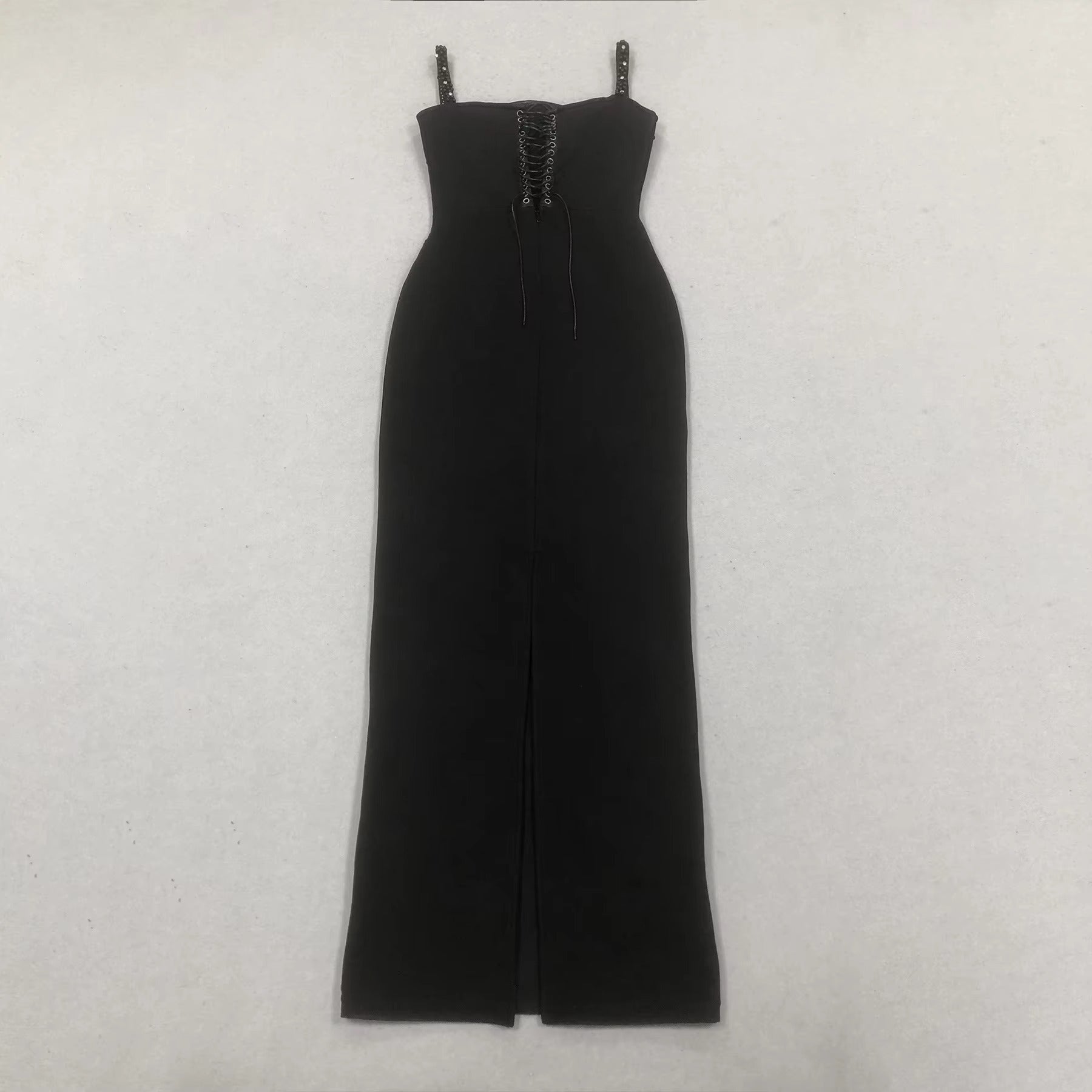 Refined Night Bloom Evening Dress – Back View