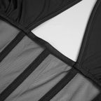 Refined Midnight Embrace Evening Dress – Detail View