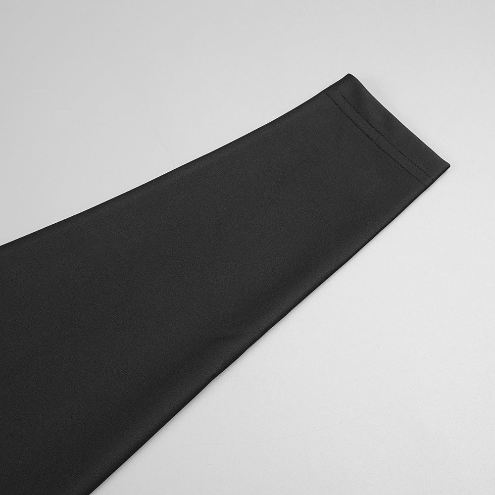 Refined Midnight Embrace Evening Dress – Texture Detail