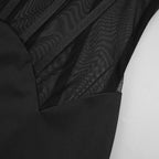 Refined Midnight Embrace Evening Dress – Model View