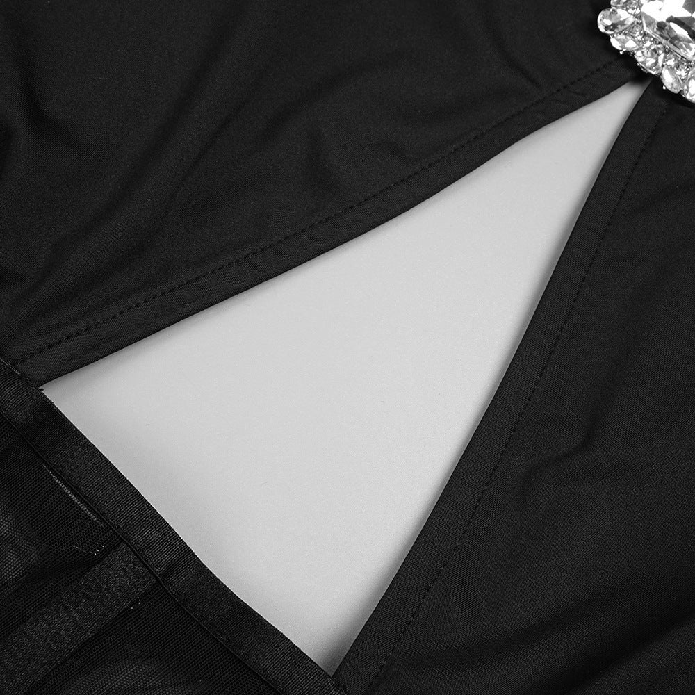 Refined Midnight Embrace Evening Dress – Editorial Shot
