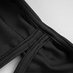 Refined Midnight Embrace Evening Dress – Movement Shot