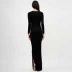 Stunning Quiet Geometry Evening Dress – Detail View