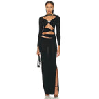 Stunning Quiet Geometry Evening Dress – Front View