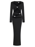 Stunning Quiet Geometry Evening Dress – Close Up