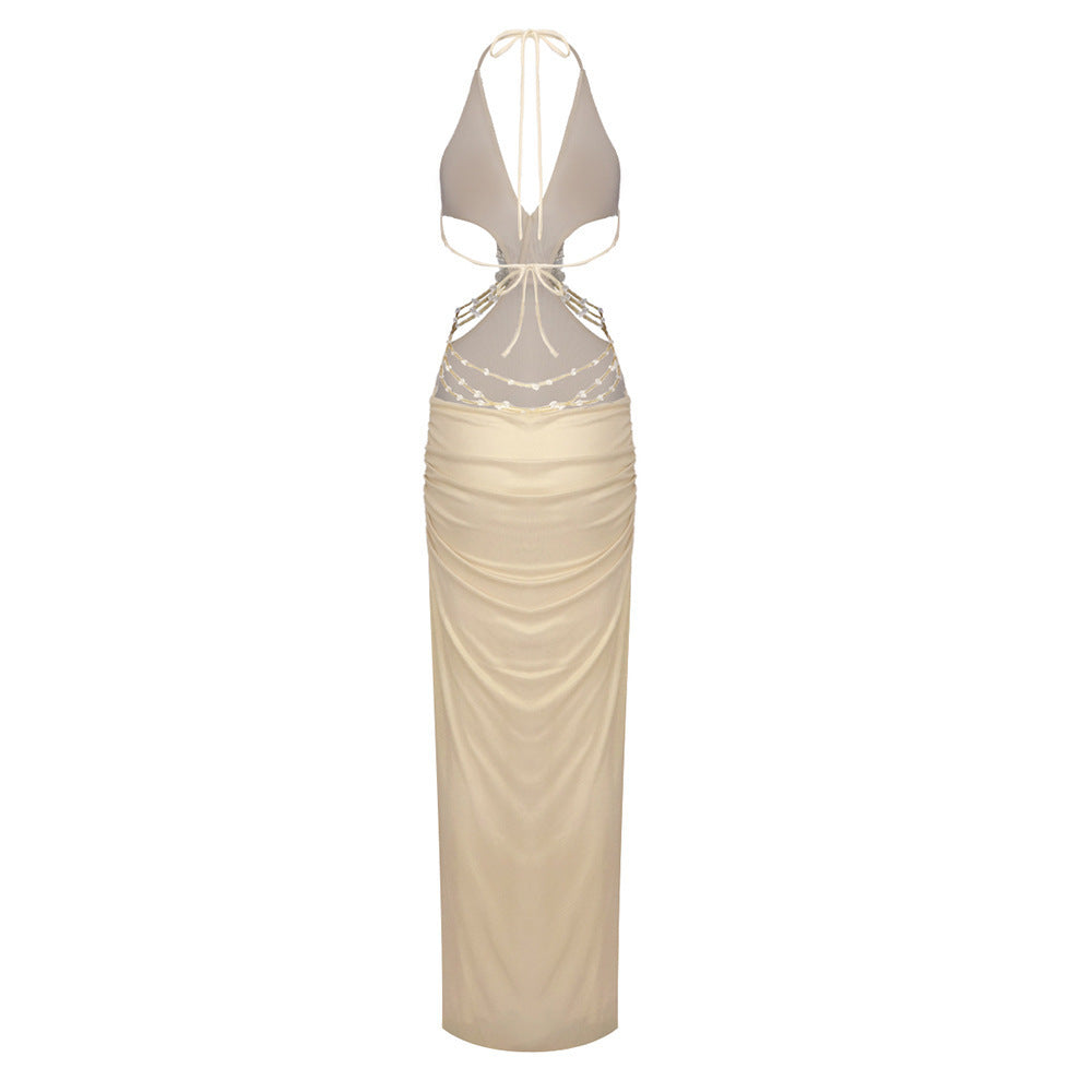 Radiant Petal Obsession Evening Dress – Front View