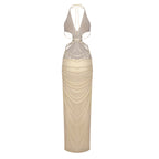 Radiant Petal Obsession Evening Dress – Front View